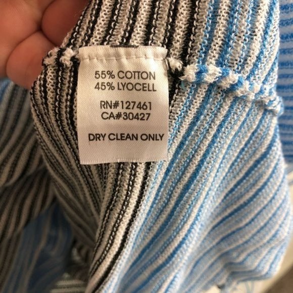 Wildfox Aura Striped Ruffle Knit Oversized Distressed Sweater - Picture 8 of 9